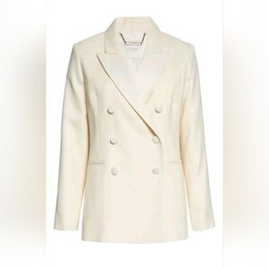 Ted Baker NWT Danai Relaxed Double Breasted Mixed Fabric Blazer.